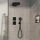 hansgrohe ShowerSelect Comfort E Thermostat Unterputz für 1 Verbraucher und einen zusätzlichen Abgang, Mattschwarz