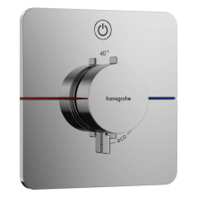 hansgrohe ShowerSelect Comfort Q Thermostat Unterputz für 1 Verbraucher, Chrom