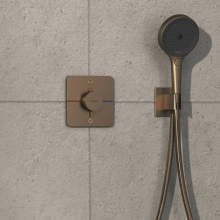 hansgrohe ShowerSelect Comfort Q Thermostat Unterputz für 2 Verbraucher, Brushed Bronze