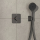 hansgrohe ShowerSelect Comfort Q Thermostat Unterputz für 2 Verbraucher, Brushed Black Chrome