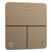 hansgrohe ShowerSelect Comfort Q Ventil Unterputz für 3 Verbraucher, Brushed Bronze