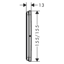 hansgrohe ShowerSelect Comfort Q Ventil Unterputz für 3 Verbraucher, Brushed Bronze