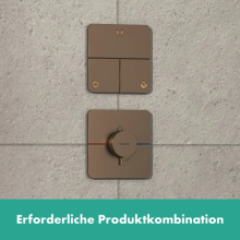 hansgrohe ShowerSelect Comfort Q Ventil Unterputz für 3 Verbraucher, Brushed Bronze