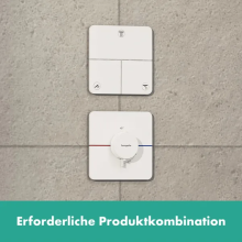 hansgrohe ShowerSelect Comfort Q Ventil Unterputz für 3 Verbraucher, Mattweiß