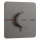 hansgrohe ShowerSelect Comfort Q Thermostat Unterputz, Brushed Black Chrome