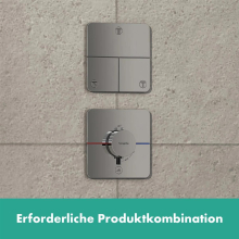 hansgrohe ShowerSelect Comfort Q Thermostat Unterputz für 1 Verbraucher und einen zusätzlichen Abgang, Chrom