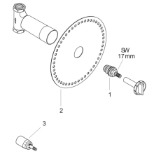 hansgrohe Grundkörper 52 l/min für Abstellventil Unterputz Spindel DN15