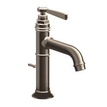 AXOR Montreux Einhebel-Waschtischmischer 100 mit Hebelgriff und Zugstangen-Ablaufgarnitur, Brushed Nickel