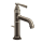 AXOR Montreux Einhebel-Waschtischmischer 100 mit Hebelgriff und Zugstangen-Ablaufgarnitur, Brushed Nickel