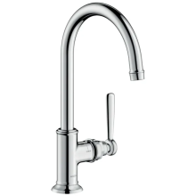 AXOR Montreux Einhebel-Waschtischmischer 210 mit Hebelgriff mit Ablaufgarnitur, Chrom