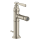 AXOR Montreux Einhebel-Bidetmischer mit Hebelgriff und Zugstangen-Ablaufgarnitur, Brushed Nickel