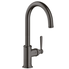 AXOR Montreux Einhebel-Küchenmischer 260 mit Schwenkauslauf, Brushed Black Chrome