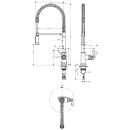 AXOR Montreux Einhebel-Küchenmischer 210 Semi-Pro,...