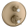 AXOR Montreux Thermostat Unterputz mit Kreuzgriff und Absperrventil, Brushed Bronze