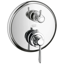 AXOR Montreux Thermostat Unterputz mit Hebelgriff und Absperrventil, Chrom