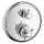 AXOR Montreux Thermostat Unterputz mit Kreuzgriff und Ab- und Umstellventil, Chrom