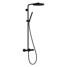 hansgrohe Pulsify S Puro Showerpipe 260 1jet EcoSmart mit Ecostat Fine, Mattschwarz