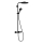 hansgrohe Pulsify S Puro Showerpipe 260 1jet EcoSmart mit Ecostat Fine und Handbrause 3jet, Mattschwarz
