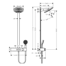 hansgrohe Pulsify S Showerpipe 260 2jet EcoSmart mit...