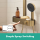hansgrohe Pulsify S Showerpipe 260 2jet EcoSmart mit ShowerTablet Select 400, Brushed Bronze