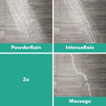 hansgrohe Pulsify S Showerpipe 260 2jet EcoSmart mit ShowerTablet Select 400, Mattschwarz