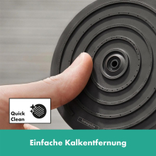 hansgrohe Pulsify S Showerpipe 260 2jet EcoSmart mit ShowerTablet Select 400, Mattschwarz