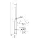 hansgrohe Pulsify Select S Brausesystem 105 3jet...