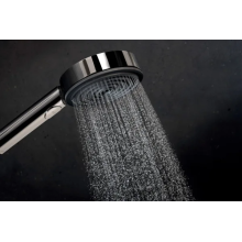 hansgrohe Pulsify Select S Brausesystem 105 3jet Relaxation EcoSmart mit Ecostat Element und Brausestange 65 cm, Chrom