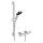 hansgrohe Pulsify Select S Brausesystem 105 3jet Relaxation EcoSmart mit Ecostat Element und Brausestange 65 cm, Chrom
