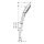 hansgrohe Pulsify Select S Brausehalterset 105 3jet Relaxation EcoSmart mit Brauseschlauch 125 cm, Mattschwarz