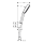 hansgrohe Pulsify S Brausehalterset 105 1jet EcoSmart+ mit Brauseschlauch 125 cm, Mattschwarz