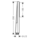 hansgrohe Pulsify E Stabhandbrause 100 1jet EcoSmart+,...