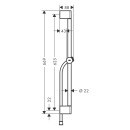 hansgrohe Unica Brausestange Pulsify S 65 cm mit Push...