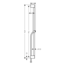 hansgrohe Unica Brausestange Pulsify S 90 cm mit Push...