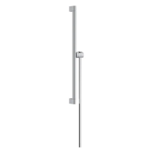 hansgrohe Unica Brausestange S Puro 65 cm mit Easy Slide Handbrausehalter und Isiflex Brauseschlauch 160 cm, Chrom