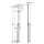 hansgrohe Unica Brausestange E Puro 90 cm mit Easy Slide Handbrausehalter und Isiflex Brauseschlauch 160 cm, Mattschwarz