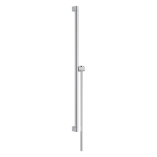 hansgrohe Unica Brausestange S Puro 90 cm mit Easy Slide Handbrausehalter und Isiflex Brauseschlauch 160 cm, Chrom