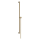 hansgrohe Unica Brausestange S Puro 90 cm mit Easy Slide Handbrausehalter und Isiflex Brauseschlauch 160 cm, Brushed Bronze