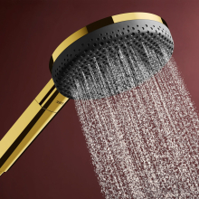 hansgrohe Raindance Alive Select S Handbrause 125 3jet, Polished Gold Optic
