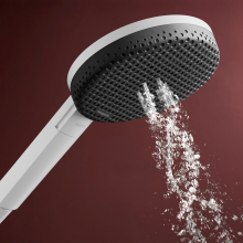 hansgrohe Raindance Alive Select S Handbrause 125 3jet EcoSmart+, Mattweiß