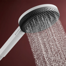 hansgrohe Raindance Alive Select S Handbrause 125 3jet EcoSmart+, Mattweiß