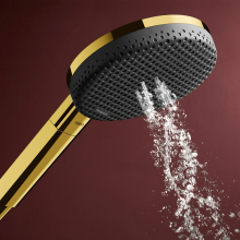 hansgrohe Raindance Alive Select S Handbrause 125 3jet EcoSmart+, Polished Gold Optic