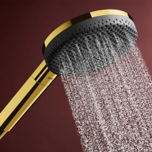 hansgrohe Raindance Alive Select S Handbrause 125 3jet EcoSmart+, Polished Gold Optic