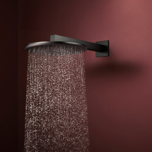 hansgrohe Raindance Alive S Kopfbrause 300 2jet mit Brausearm, Brushed Black Chrome