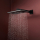 hansgrohe Raindance Alive Q Kopfbrause 210/340 2jet mit Brausearm, Mattschwarz