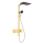 hansgrohe Raindance Alive Q Showerpipe 210/340 1jet EcoSmart mit ShowerSelect Comfort, Polished Gold Optic