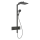 hansgrohe Raindance Alive Q Showerpipe 210/340 2jet mit ShowerSelect Comfort, Brushed Black Chrome