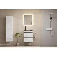 hansgrohe Raindance Alive Q Showerpipe 210/340 2jet EcoSmart mit ShowerSelect Comfort, Mattweiß