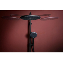 hansgrohe Raindance Alive S Puro Showerpipe 300 1jet EcoSmart mit Ecostat Element, Mattschwarz