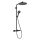 hansgrohe Raindance Alive S Puro Showerpipe 300 1jet EcoSmart mit Ecostat Element, Mattschwarz